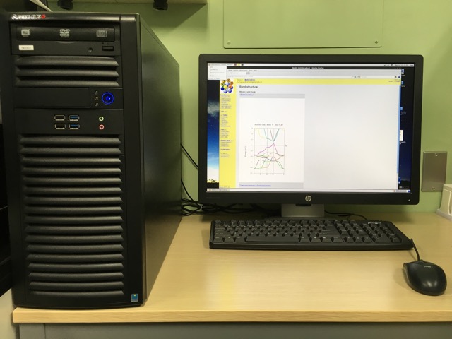 量子化学計算ワークステーション<br>第一原理計算プログラム WIEN2K