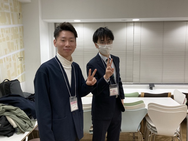 初日の懇親会にて