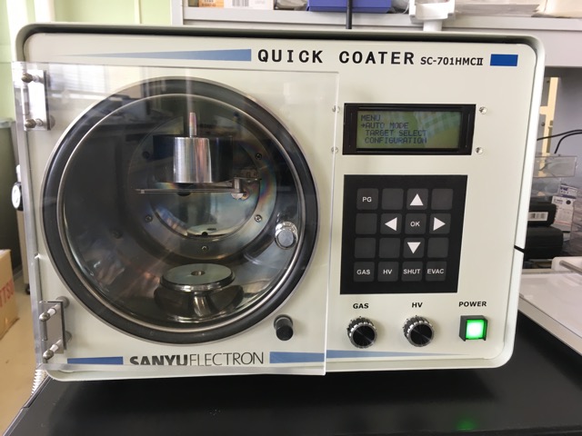 ＤＣマグネトロンスパッタ装置<br>サンユー電子 SC-701HMCII
